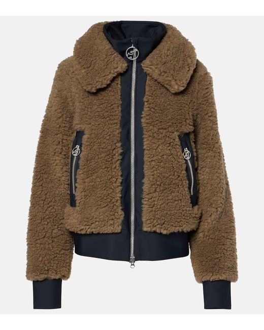 Toni Sailer Brown Sisu Teddy Jacket