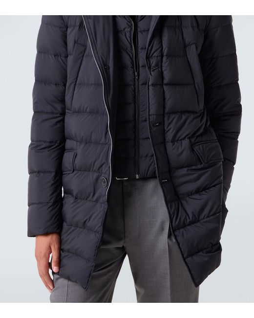 Herno Blue Il Cappotto Down Coat for men