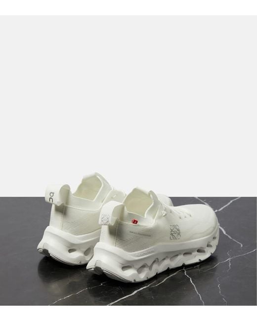 Loewe White X On Cloudtilt Recycled-polyester Low-top Trainers