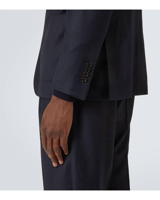 Lardini Blue Wool And Cashmere Blazer for men