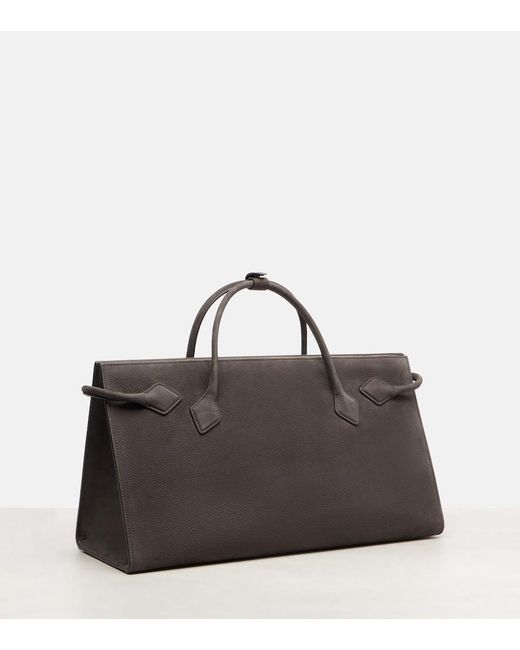 Alaïa Brown Le Teckel Large Leather Shoulder Bag