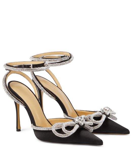 mach and mach satin pumps