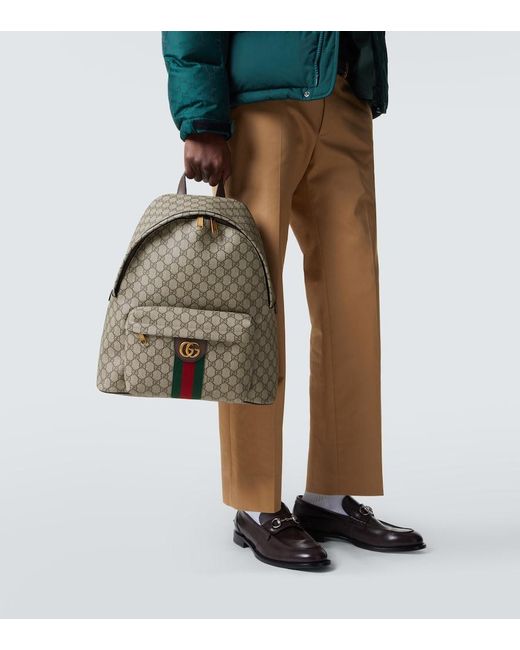 Gucci Natural Gg Canvas Backpack for men