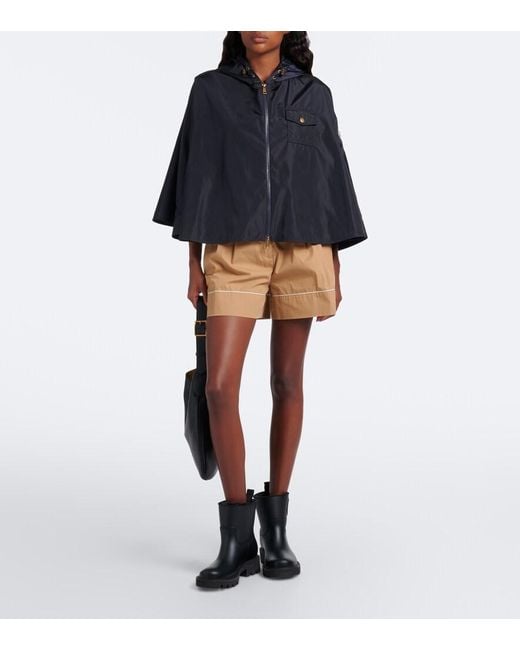 Capa Con Capucha Moncler de color Black