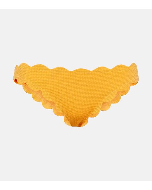 Slip bikini a vita bassa Antibes di Marysia Swim in Yellow
