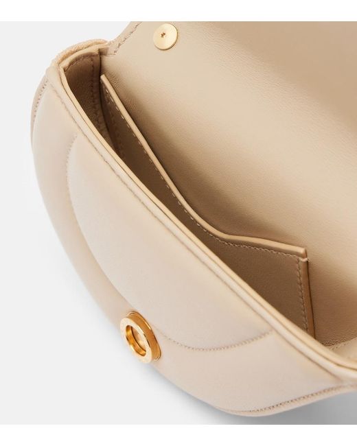 BVLGARI Metallic Serpenti Cuoricino Mini Leather Top-Handle Bag