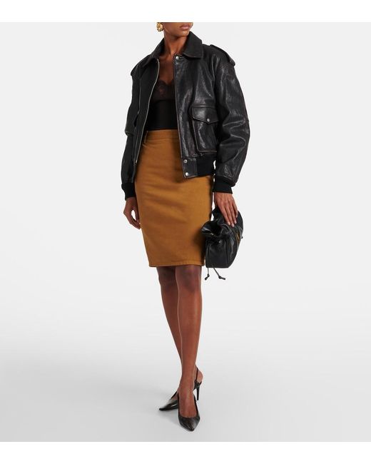Saint Laurent Black Jamie Small Leather Shoulder Bag
