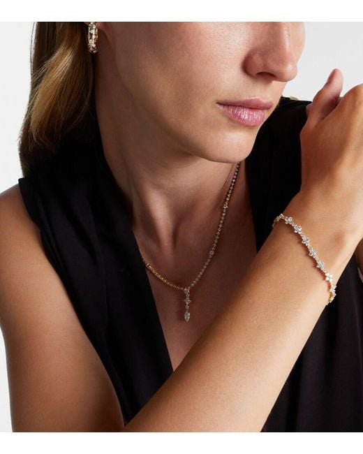 Anita Ko White Vivi 18Kt Tennis Bracelet With Diamonds