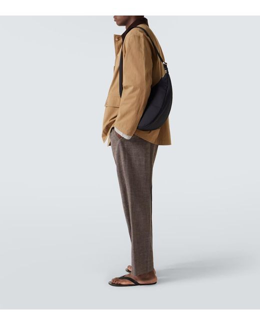 The Row Crossbody Bag Slouchy Banana Two in Blue für Herren