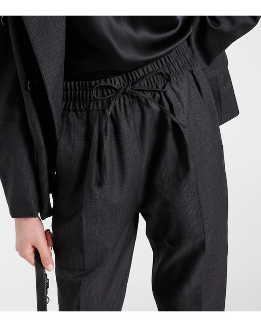 Pantalones anchos Liska de lana virgen Isabel Marant de color Black