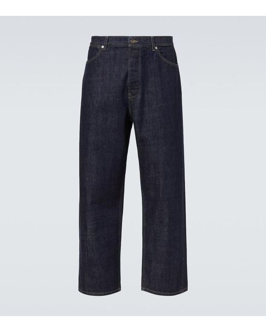 Jil Sander Blue Wide-Leg Jeans for men