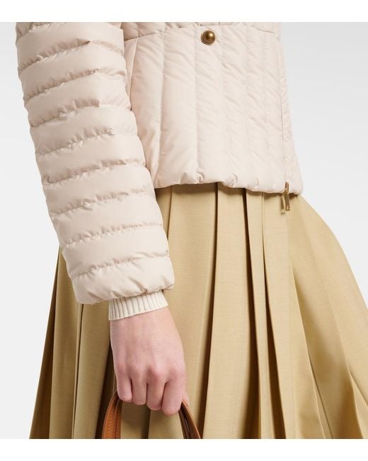 Moncler Natural Menthe Down Jacket