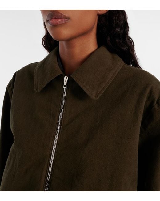 Leset Brown Chloe Cotton Canvas Jacket