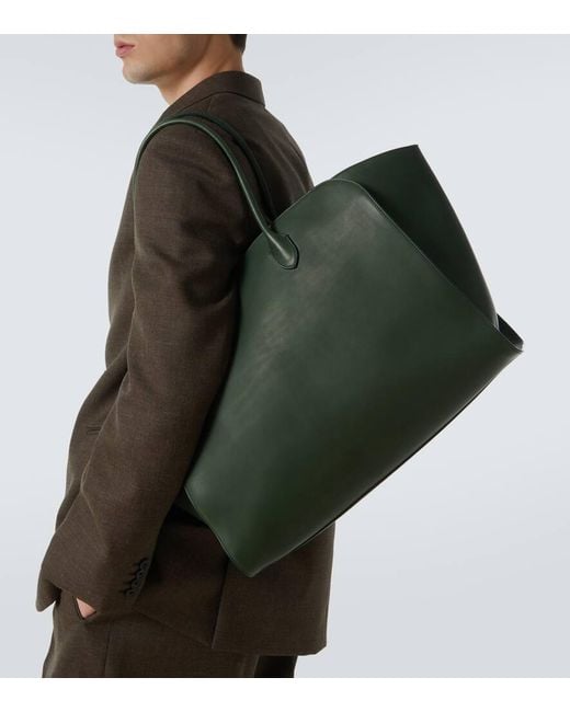 The Row Tote Bag Marlo Aus Leder in Green für Herren