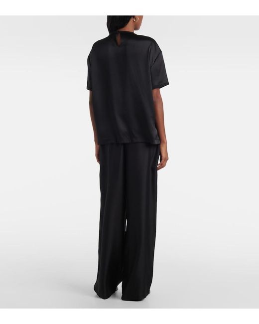Lisa Yang Black Silk Top