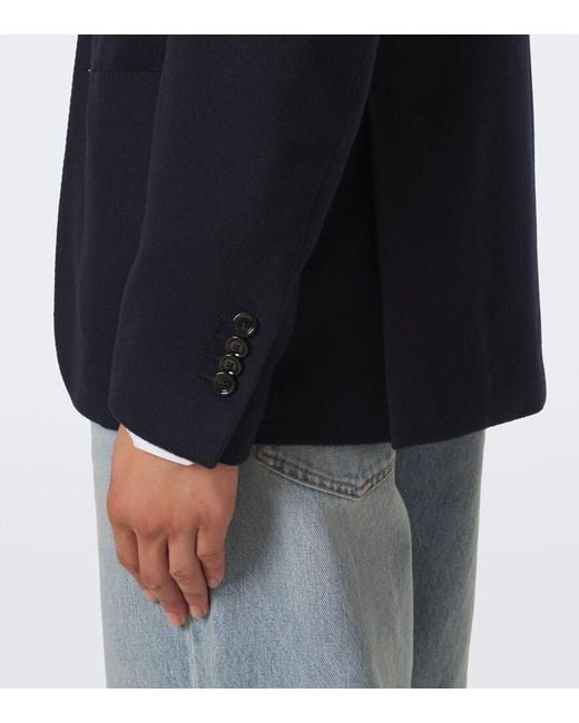 Lardini Blue Cashmere Blazer for men