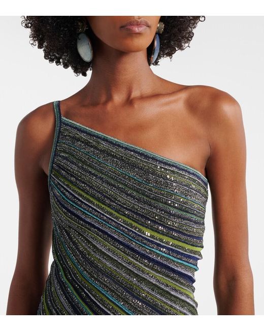 ashlen maxi dress midnight sea Aidan Mattox Tiered Gown