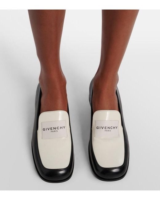 Givenchy Black Label Leather Loafers