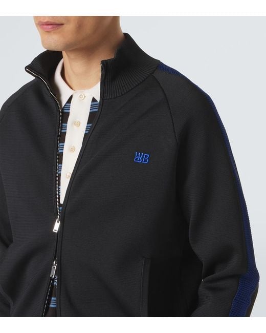 Wales Bonner Blue Tide Zip-Up Cardigan for men