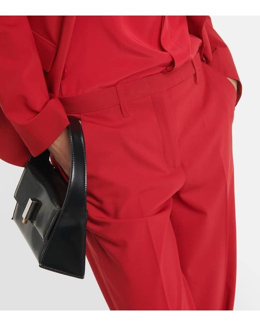 Pantalones slim Modern Sophistication Dorothee Schumacher de color Red