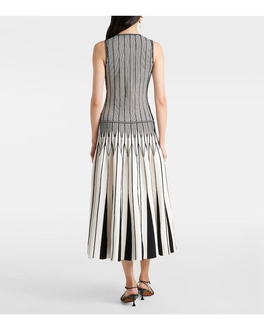 Jonathan Simkhai Black Oaklen Knitted Midi Dress