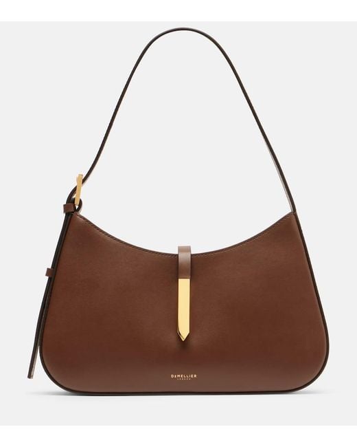 DeMellier London Brown Schultertasche Tokyo Aus Leder