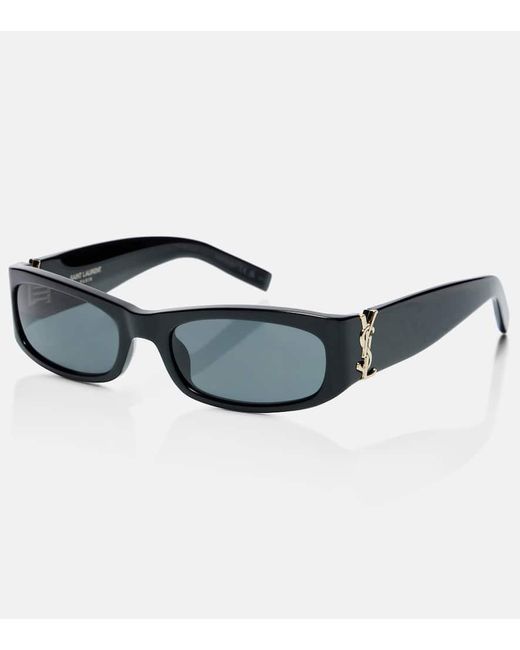 Saint Laurent Blue Eckige Sonnenbrille Sl M152