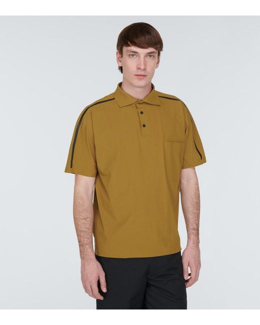 GR10K Yellow Taped Ultrasound Polo Shirt for men