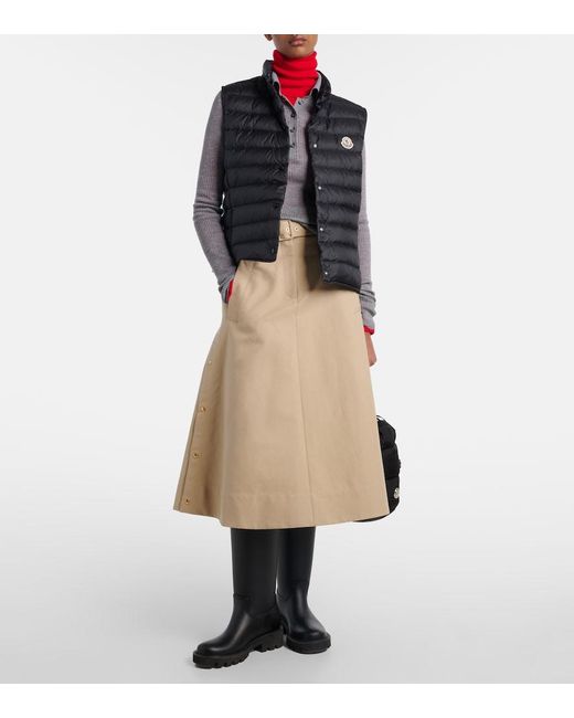 Moncler Black Liane Cropped Down Vest