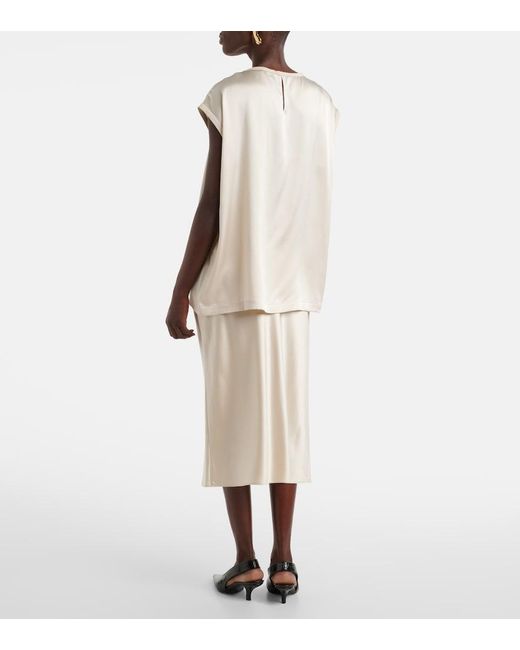Lisa Yang White Silk Top