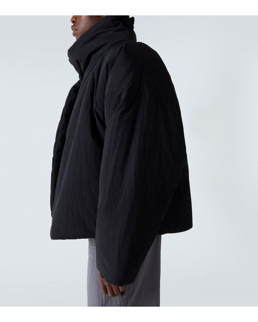 ERL Black Puffer Jacket for men