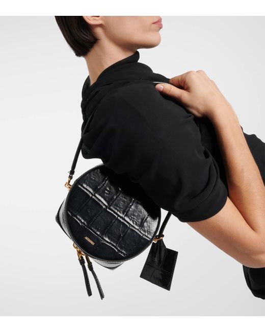 Jacquemus Black Le Vanito Leather Shoulder Bag