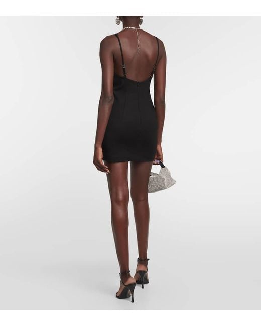 Area Black Verziertes Minikleid
