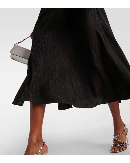 Abito Midi di Valentino in Black