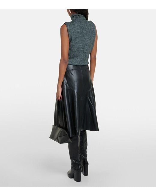 Proenza Schouler Black Label Jesse Midi Skirt