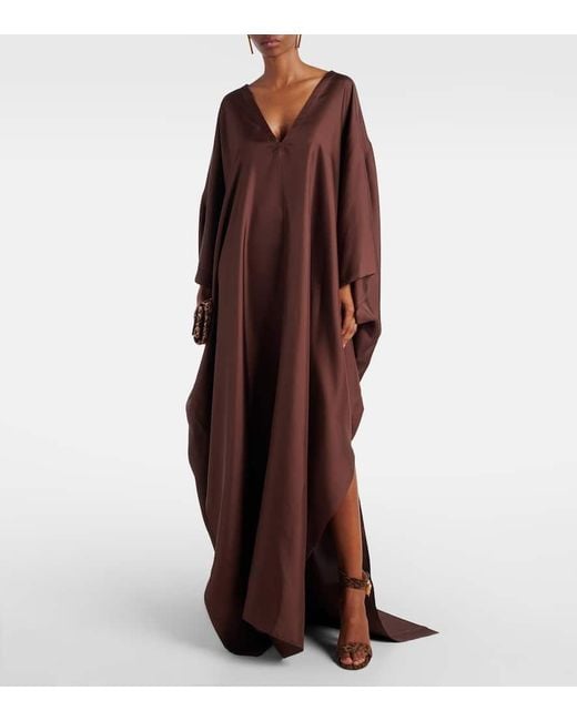 Tom Ford Brown Silk Twill Kaftan