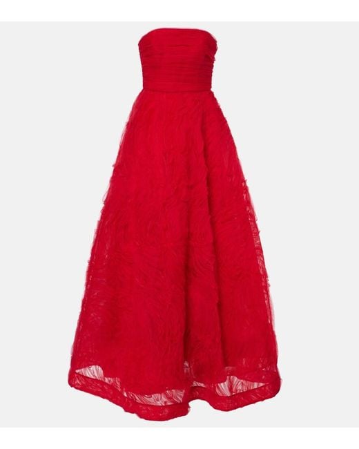 Rebecca Vallance Red Fernanda Gown