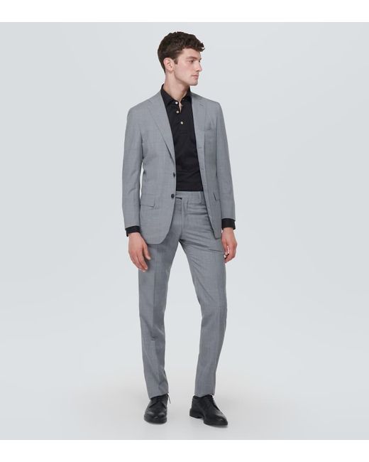 Polo di Kiton in Black da Uomo