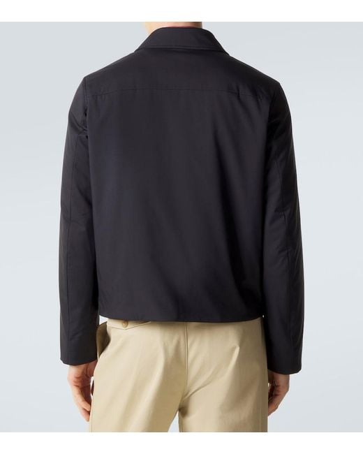 Loro Piana Blue Mathis Storm System Jacket for men
