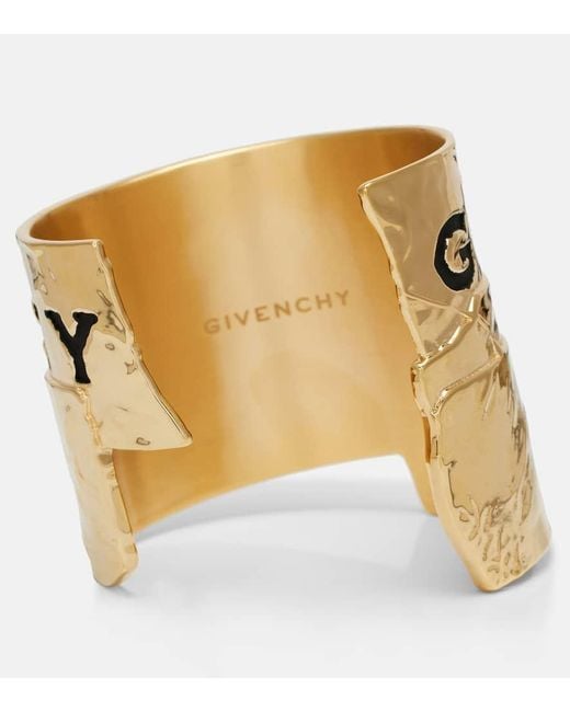 Givenchy Metallic Tape Cuff Bracelet