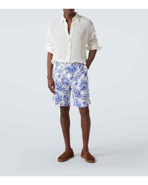 Bermuda di Etro in Blue da Uomo