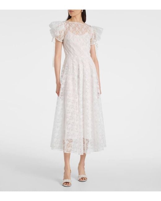 Sandales Sirene En Cuir A Ornements Mach & Mach en coloris Metallic