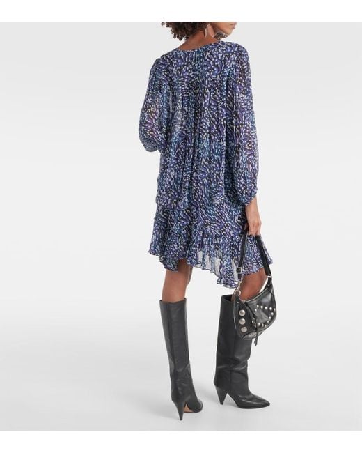 Isabel Marant Blue Daytonea Printed Blouse