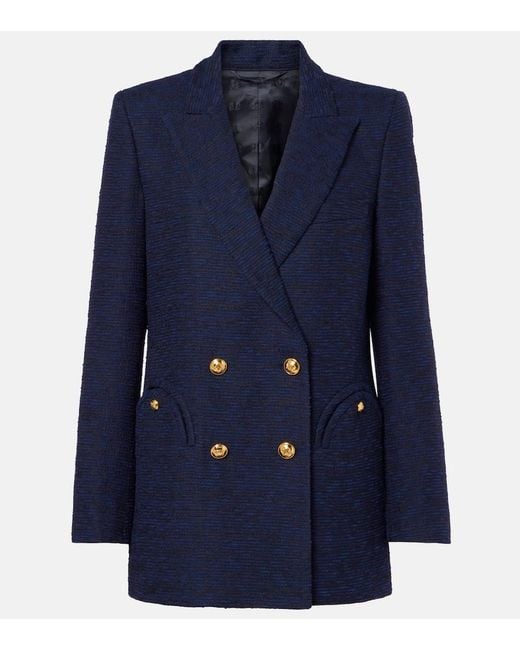 Blazé Milano Blue Everyday Cotton-Blend Blazer