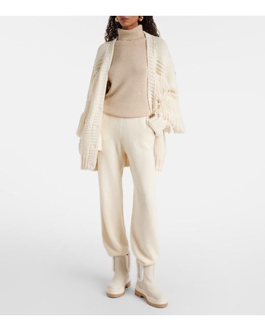 Bogner White Arosa Shearling-Lined Leather Ankle Boots