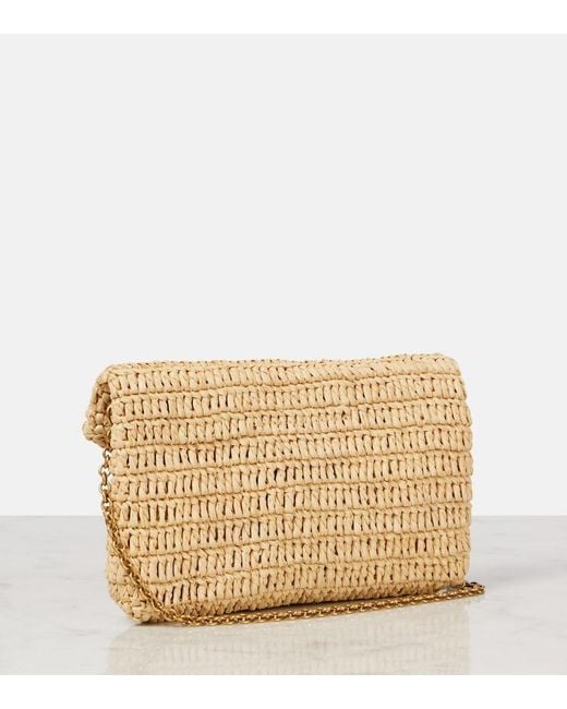 Borsa A Spalla Cassandre Mini di Saint Laurent in Natural