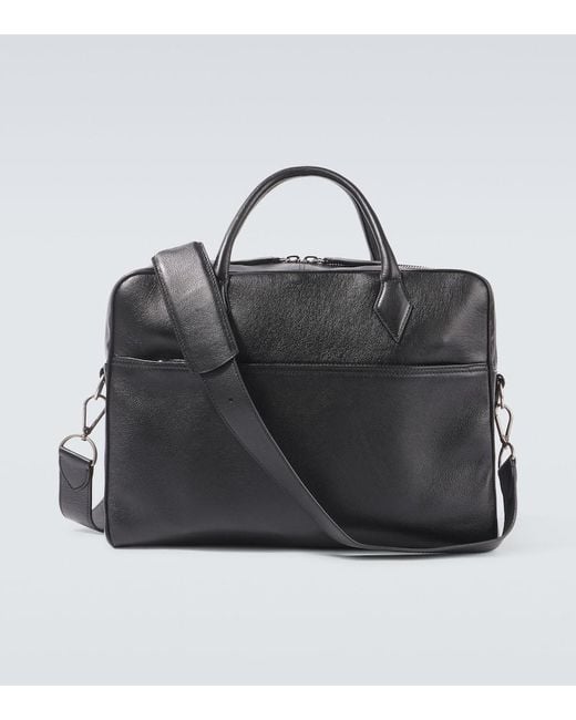 Metier Aktentasche Closer Aus Leder in Black für Herren