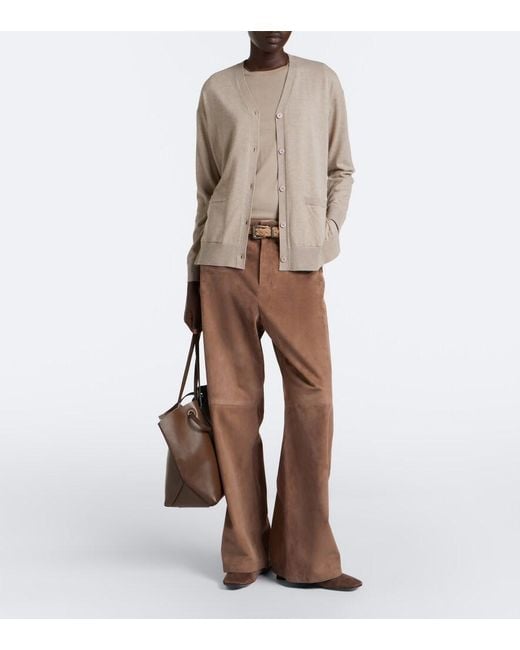Max Mara Natural Wool Cardigan