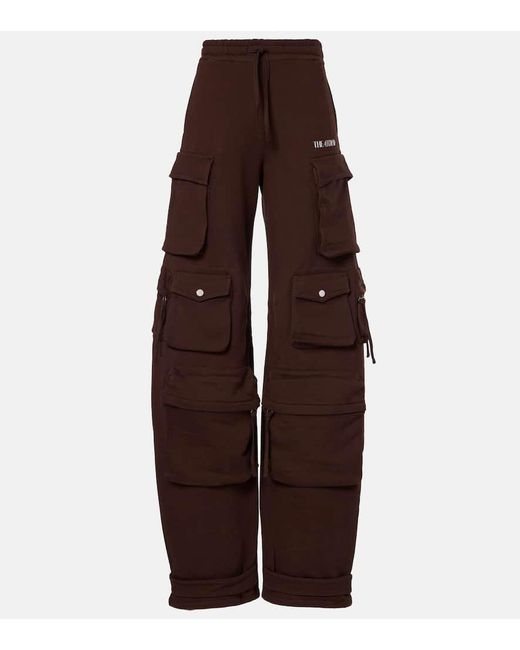 Pantalones Cargo Fern De Algodon The Attico de color Brown