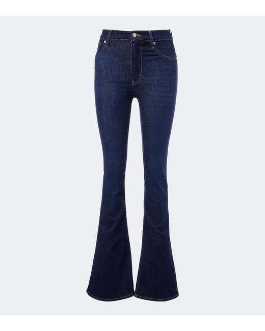 FRAME Blue Flare Flared Jeans
